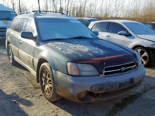 4S3BH806317635985 - 2001 SUBARU LEGACY OUT BLUE photo 1