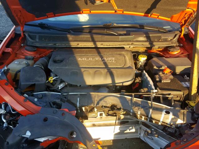 1C3CDFBB7FD266348 - 2015 DODGE DART SXT ORANGE photo 7