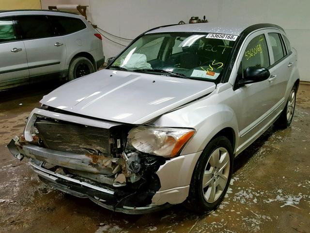 1B3HB48A49D227703 - 2009 DODGE CALIBER SX SILVER photo 2