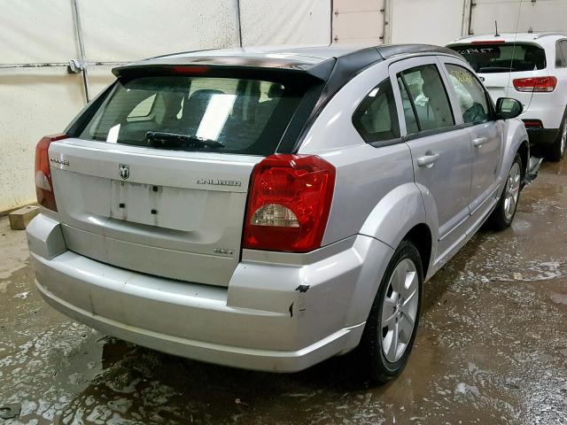 1B3HB48A49D227703 - 2009 DODGE CALIBER SX SILVER photo 4