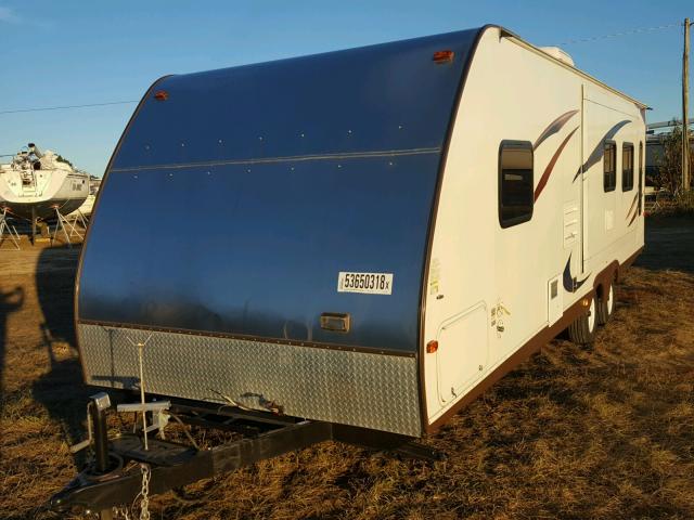 4YDT28522AT412370 - 2011 KEYSTONE PASSPORT WHITE photo 2