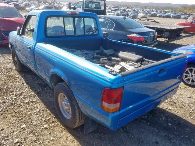 1FTCR10A1TUC70188 - 1996 FORD RANGER BLUE photo 3