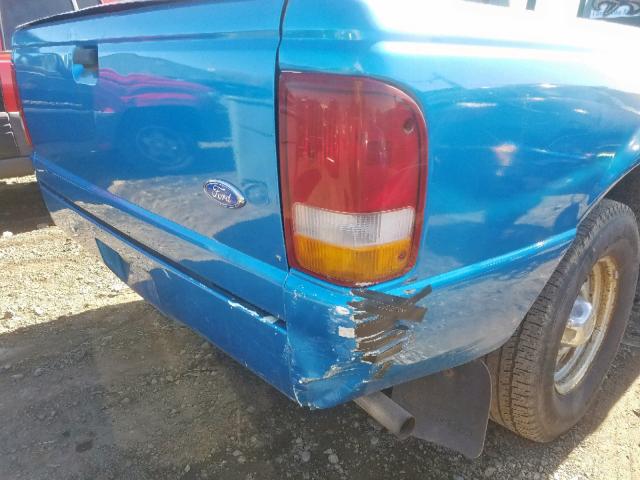1FTCR10A1TUC70188 - 1996 FORD RANGER BLUE photo 9