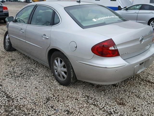 2G4WD582X61203889 - 2006 BUICK LACROSSE C SILVER photo 3