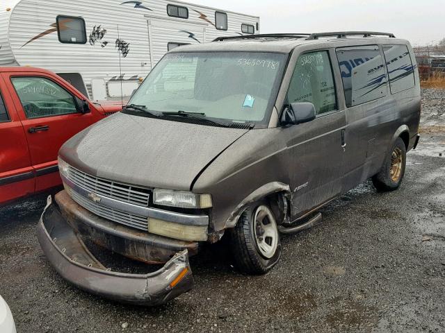 1GNDM19X52B118152 - 2002 CHEVROLET ASTRO BROWN photo 2