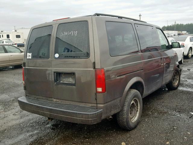 1GNDM19X52B118152 - 2002 CHEVROLET ASTRO BROWN photo 4