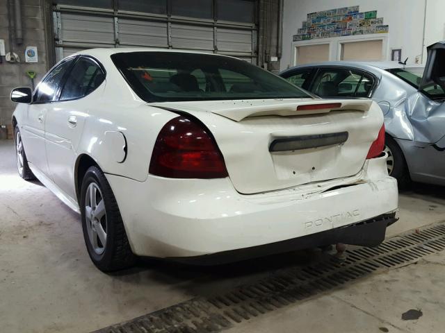 2G2WP552281141833 - 2008 PONTIAC GRAND PRIX WHITE photo 3