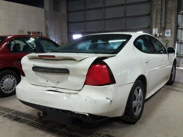 2G2WP552281141833 - 2008 PONTIAC GRAND PRIX WHITE photo 4