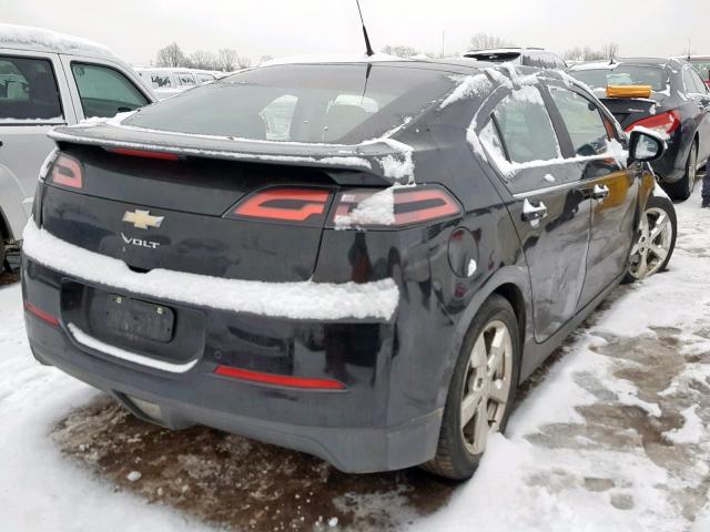 1G1RD6E48CU103005 - 2012 CHEVROLET VOLT BLACK photo 4