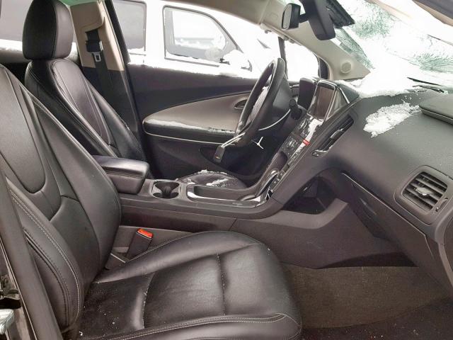 1G1RD6E48CU103005 - 2012 CHEVROLET VOLT BLACK photo 5