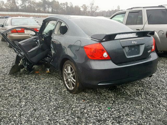 JTKDE177660130698 - 2006 TOYOTA SCION TC 灰色 照片 3
