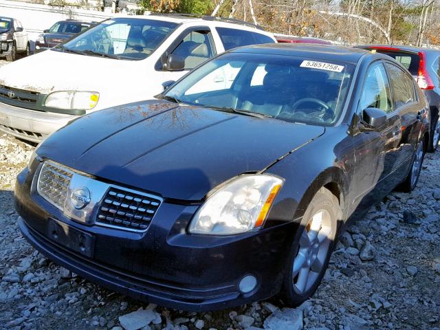 1N4BA41E04C869473 - 2004 NISSAN MAXIMA SE BLACK photo 2