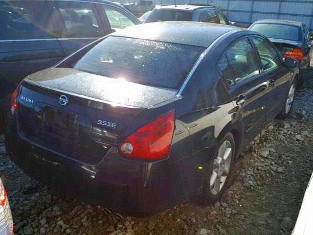 1N4BA41E04C869473 - 2004 NISSAN MAXIMA SE BLACK photo 4