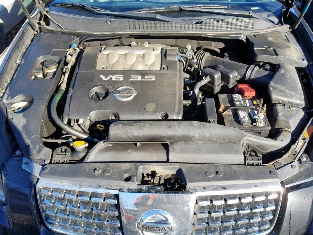 1N4BA41E04C869473 - 2004 NISSAN MAXIMA SE BLACK photo 7