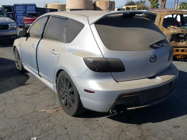 JM1BK34M681812183 - 2008 MAZDA SPEED 3 SILVER photo 3