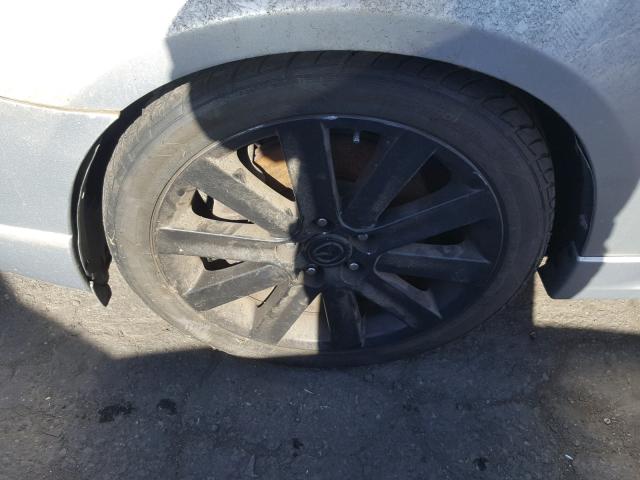 JM1BK34M681812183 - 2008 MAZDA SPEED 3 SILVER photo 9