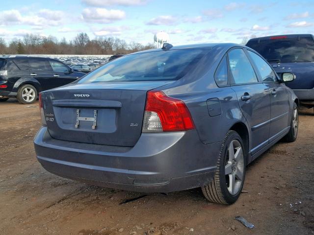 YV1MS390882379940 - 2008 VOLVO S40 2.4I GRAY photo 4