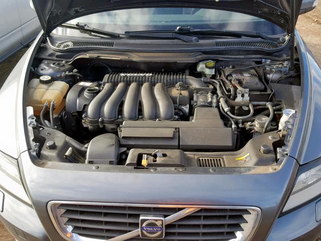 YV1MS390882379940 - 2008 VOLVO S40 2.4I GRAY photo 7