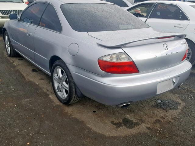 19UYA42673A010436 - 2003 ACURA 3.2CL TYPE SILVER photo 3