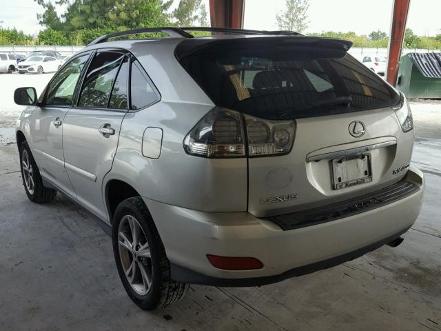 JTJHW31U360014887 - 2006 LEXUS RX 400 SILVER photo 3