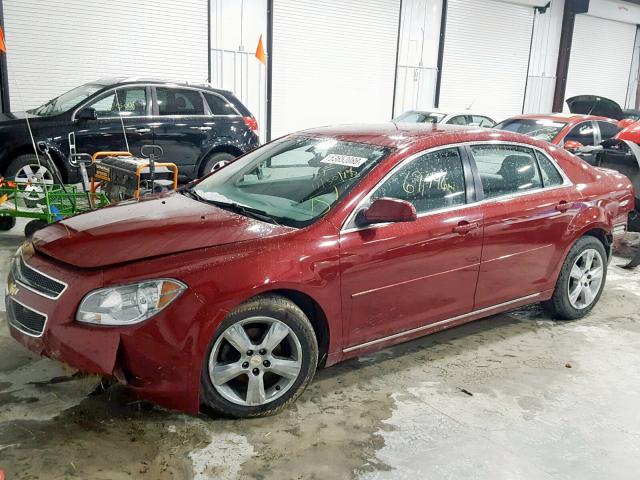 1G1ZC5E12BF281515 - 2011 CHEVROLET MALIBU 1LT 勃艮第红 照片 2