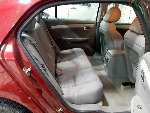 1G1ZC5E12BF281515 - 2011 CHEVROLET MALIBU 1LT 勃艮第红 照片 6