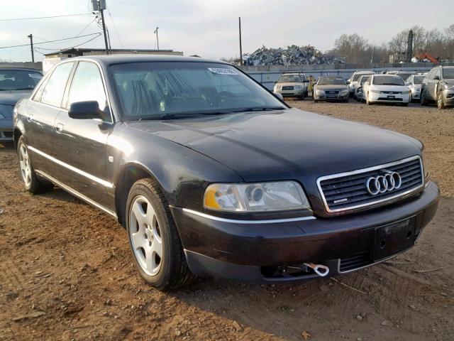 WAUFL54D2YN003506 - 2000 AUDI A8 QUATTRO BLACK photo 1