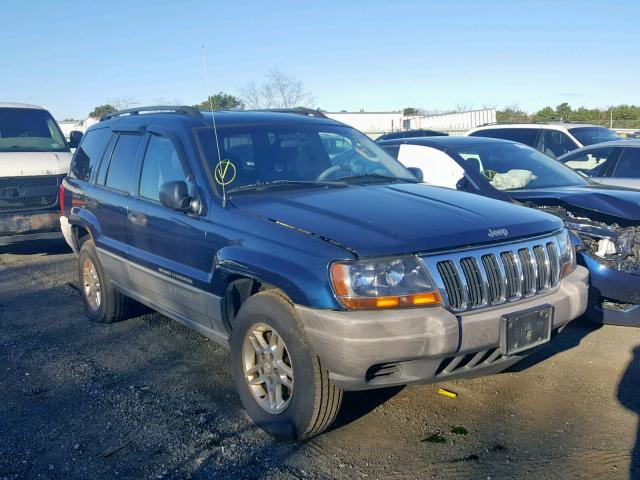 1J4GW48S82C295824 - 2002 JEEP GRAND CHER BLUE photo 1