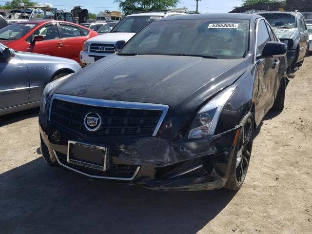 1G6AE5S32D0174817 - 2013 CADILLAC ATS PREMIU BLACK photo 2