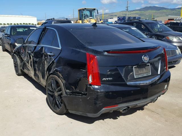 1G6AE5S32D0174817 - 2013 CADILLAC ATS PREMIU BLACK photo 3