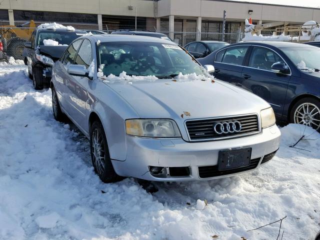 WAULD64B82N075418 - 2002 AUDI A6 2.7T QU SILVER photo 1