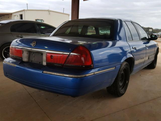 2MEFM74W02X650147 - 2002 MERCURY GRAND MARQ BLUE photo 4