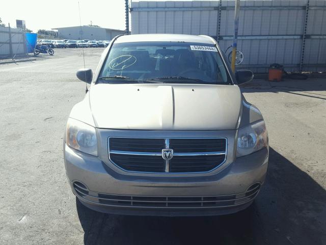 1B3HB48A99D181866 - 2009 DODGE CALIBER SX GOLD photo 10