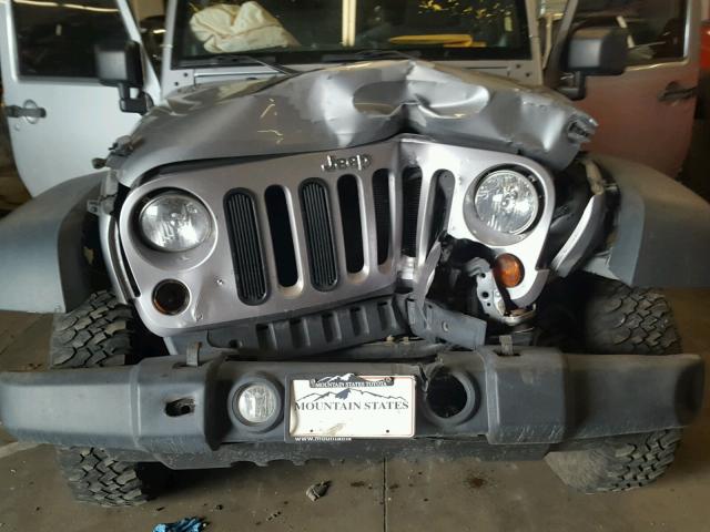 1C4AJWAG2DL701658 - 2013 JEEP WRANGLER S SILVER photo 7