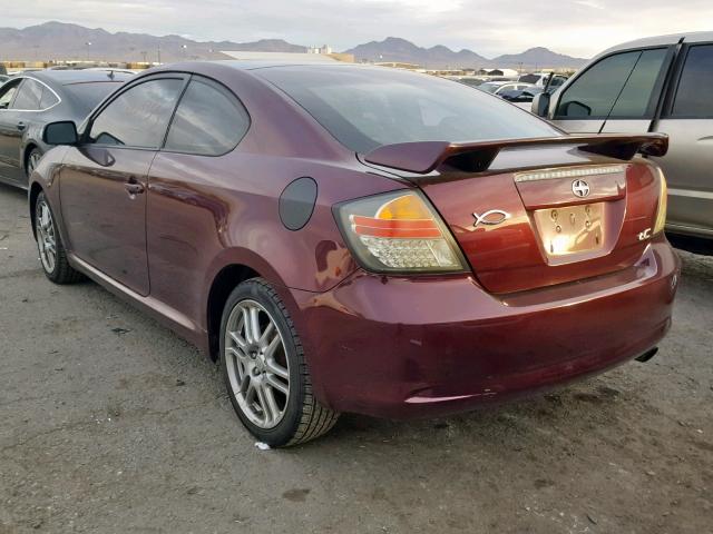 JTKDE177X70147747 - 2007 TOYOTA SCION TC 栗色 照片 3