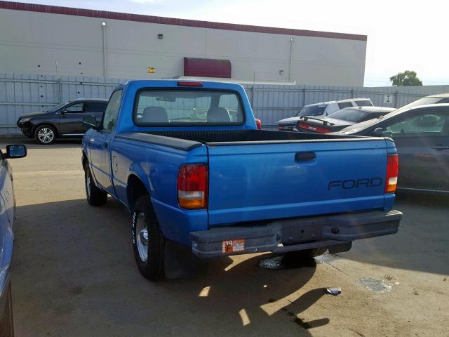 1FTCR10A0RUB18959 - 1994 FORD RANGER BLUE photo 3