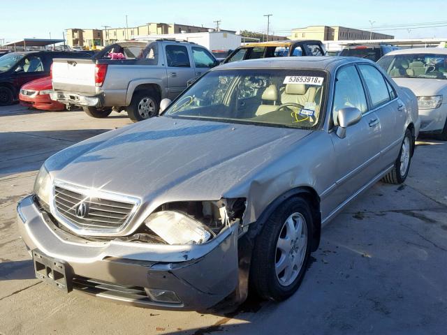 JH4KA96592C000124 - 2002 ACURA 3.5RL SILVER photo 2