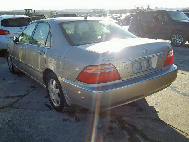 JH4KA96592C000124 - 2002 ACURA 3.5RL SILVER photo 3