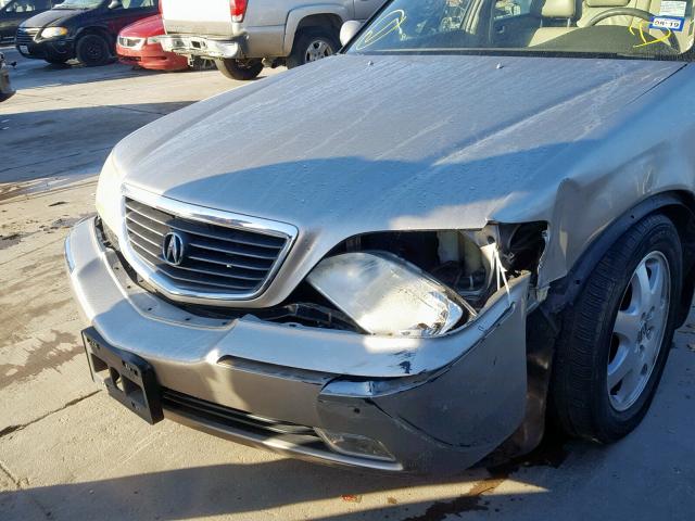 JH4KA96592C000124 - 2002 ACURA 3.5RL SILVER photo 9