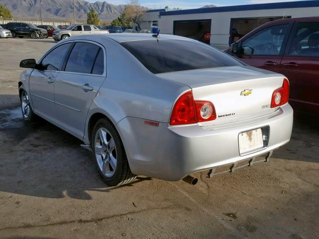 1G1ZC5EB9AF259728 - 2010 CHEVROLET MALIBU 1LT SILVER photo 3