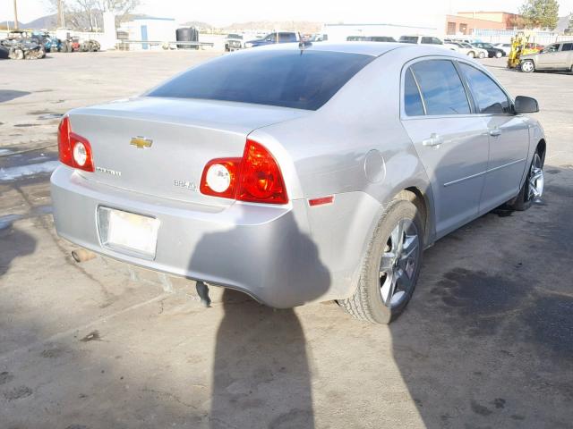 1G1ZC5EB9AF259728 - 2010 CHEVROLET MALIBU 1LT SILVER photo 4