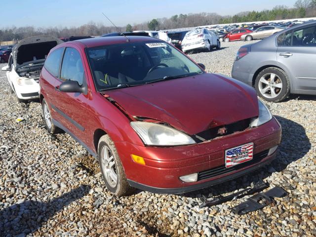 3FAFP3136YR245290 - 2000 FORD FOCUS ZX3 RED photo 1