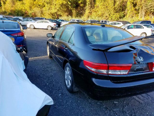 1HGCM66504A045268 - 2004 HONDA ACCORD EX BLACK photo 3