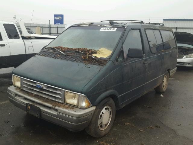 1FMDA31X5RZA71176 - 1994 FORD AEROSTAR GREEN photo 2