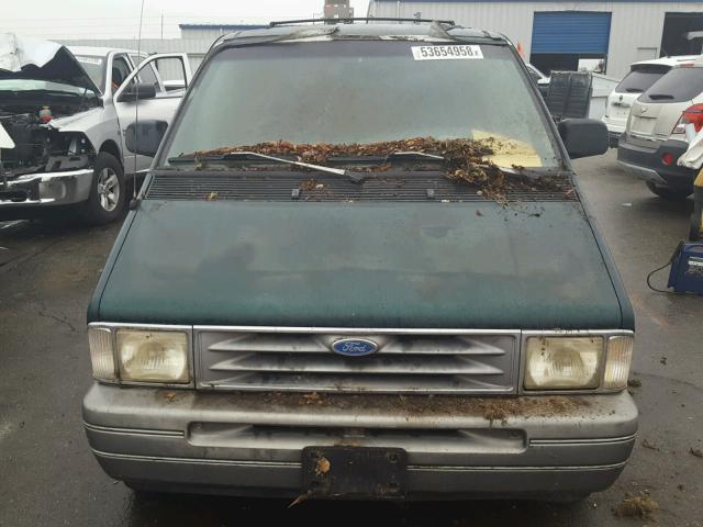 1FMDA31X5RZA71176 - 1994 FORD AEROSTAR GREEN photo 9