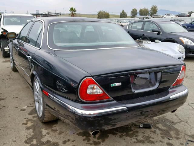 SAJWA73BX4TG18125 - 2004 JAGUAR XJR S BLACK photo 3