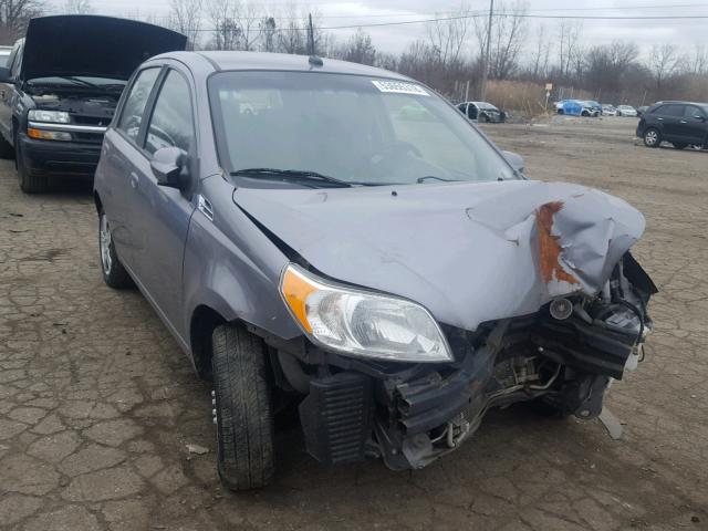 KL1TD6DE7BB147750 - 2011 CHEVROLET AVEO LS GRAY photo 1