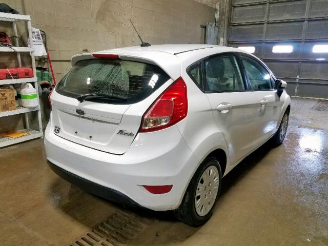 3FADP4TJXGM136500 - 2016 FORD FIESTA S WHITE photo 4