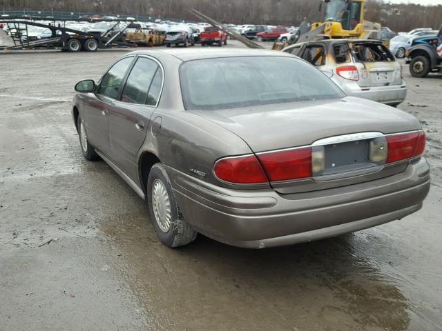 1G4HP54K414233909 - 2001 BUICK LESABRE CU BROWN photo 3