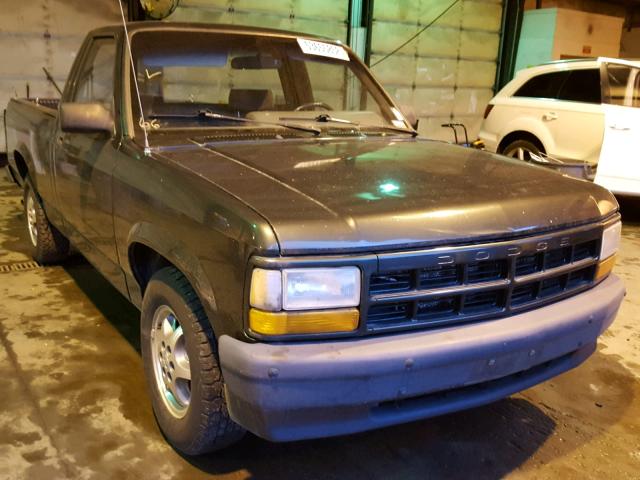 1B7FL26PXTS589780 - 1996 DODGE DAKOTA GREEN photo 1